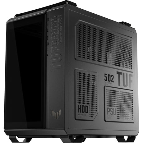 Carcasa de torre midi asus tuf gaming gt502 horizonte argb (negro | 3x usb-a | 1x usb-c | vidrio templado)