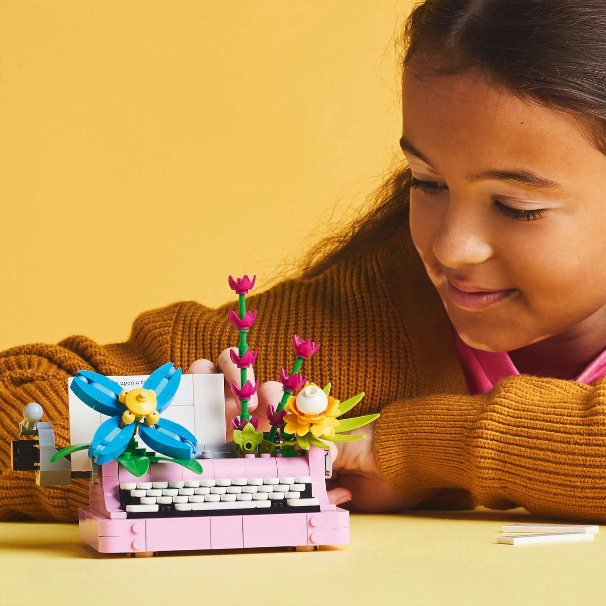 Máquina de escribir Lego Creator 3 en 1 con flores - 31169