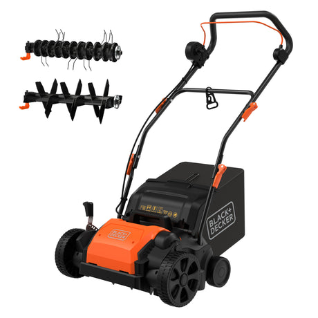 Escarificador black+decker 1200w escarificador y aireador beoep320-qs