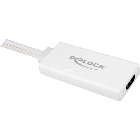 Delock Adaptador VGA + audio > HDMI (blanco, 0,25 metros)