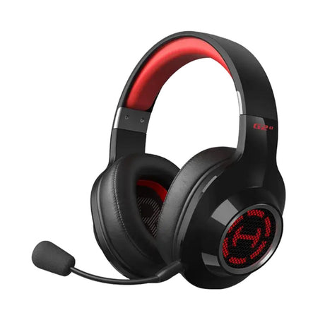 Edifier G2 S Auriculares inalámbricos para juegos 7.1 Auriculares supraaurales para juegos (negro rojo, RGB, Bluetooth 2,4 GHz USB)