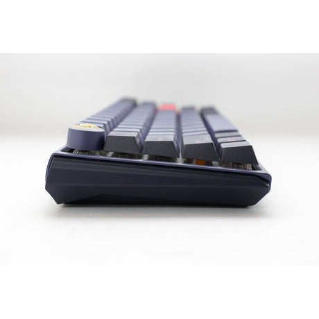 Teclado mecánico Ducky one 3 cosmic blue SF RGB (azul oscuro, diseño de EE. UU. (Qwerty), Cherry MX Red, 65 %, LED RGB, PBT de doble disparo, intercambiable en caliente, mecánica Quack)