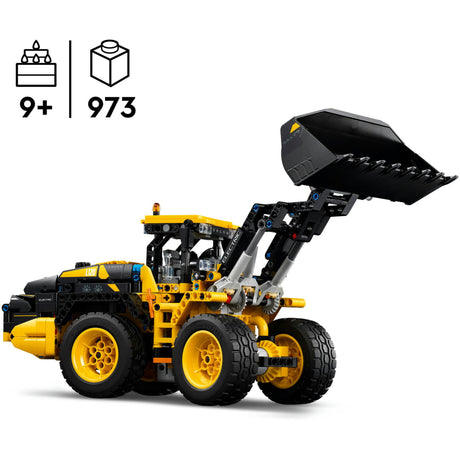 Lego technic juego de juguetes de cargadora de ruedas eléctrica volvo l120 - 42209