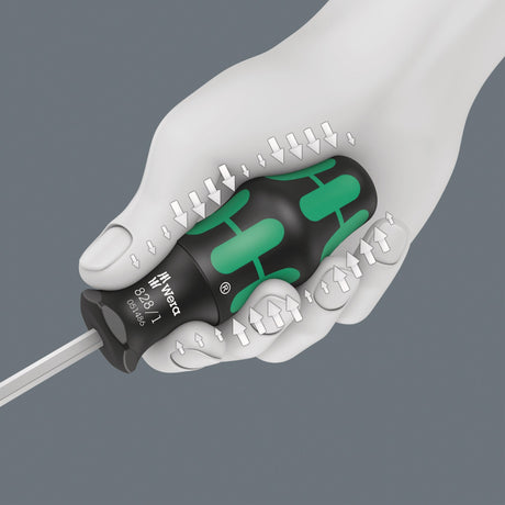 Wera kraftform kompakt 27 set juego de 2 puntas (negro verde, 7 piezas)