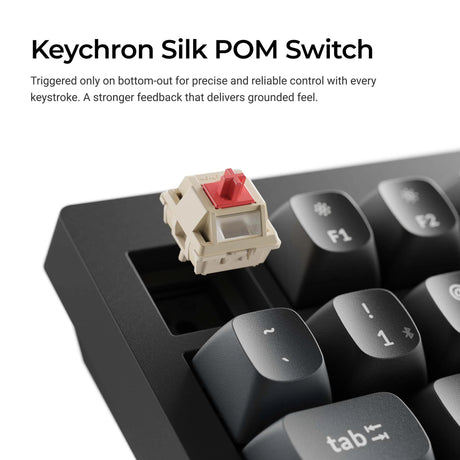 Teclado mecánico personalizado inalámbrico Keychron v1 ultra 8k (negro, diseño estadounidense (qwerty), seda pom banana, 75 %, rgb, intercambio en caliente, 2,4 ghz | bluetooth 5.3 | usb-c)