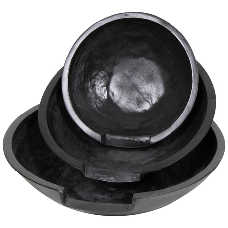 Ubbink - fuente de agua acqua arte nova scotia 2 (negro, con bomba 1600 l h)