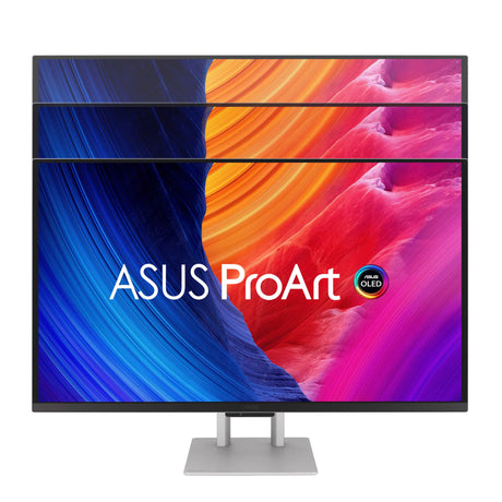 Monitor asus proart display pa27ucdmr 26.5 4k uhd (plateado, hdmi, displayport, usb-a, usb-c, 2x thunderbolt 4)