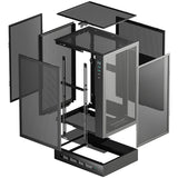 Carcasa minitorre digital Deepcool ch170 (negro | 2x USB-A | 1x USB-C)