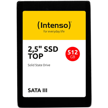 Intenso rendimiento superior, SSD de 512 GB (negro, 3812450, SATA 600, a granel)