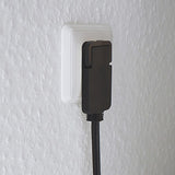 Brennerstuhl comfort-line plus, toma de corriente de 6 vías (negro, con enchufe plano, 2m h05vv-f 3g1.5)