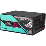 Asus rog thor platinum iii hatsune miku edition fuente de alimentación modular de 1200 vatios (negro, 1x 12v-2x6, 4x pcie)