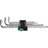 Juego de llaves allen Wera 950 9 hex-plus 1 (cromadas, 9 piezas, de 1,5 mm a 10 mm)