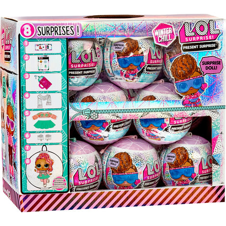 Mga entretenimiento jajaja ¡sorpresa! presente sorpresa invierno frío pop