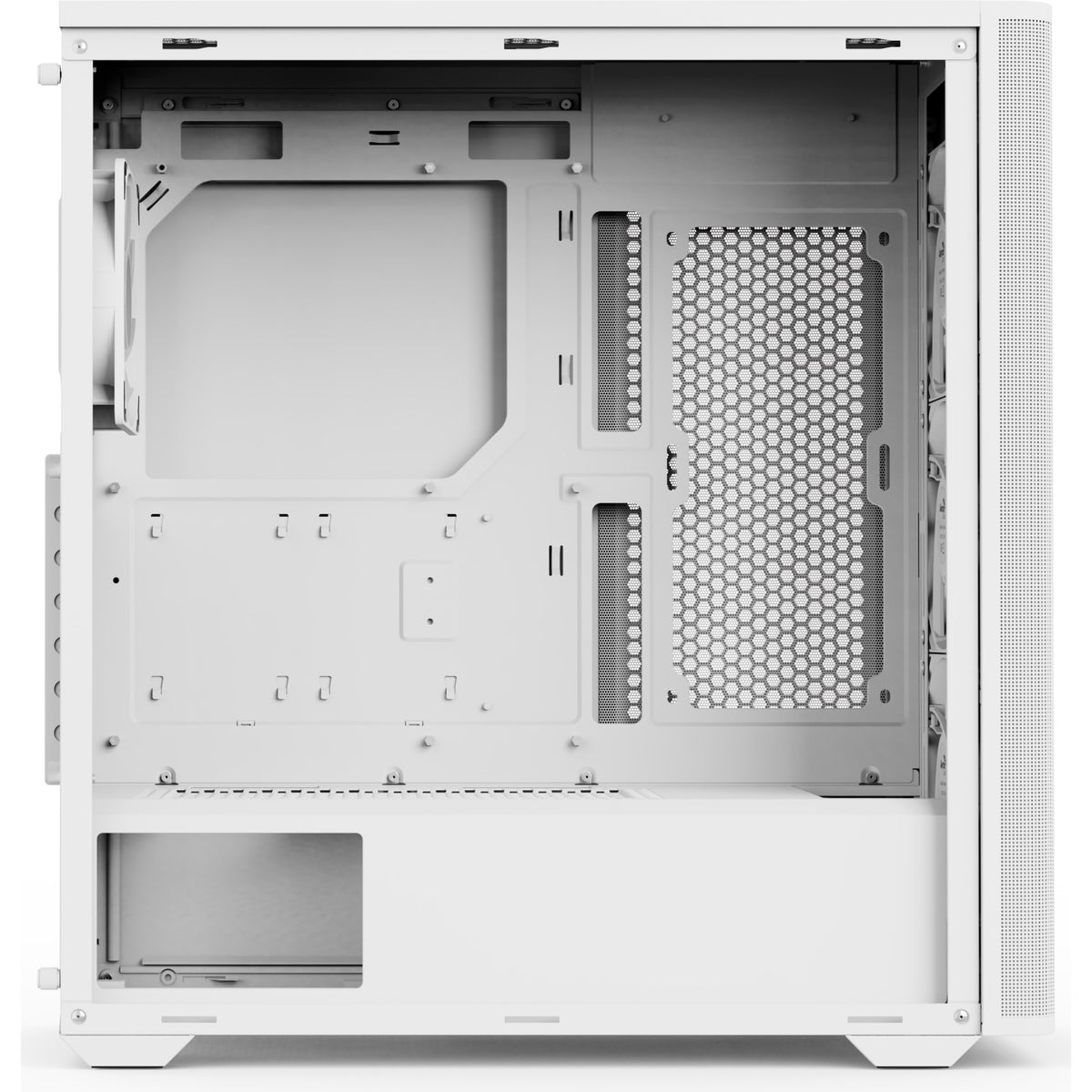 Carcasa mini torre Aerocool b301a (blanca | 1x USB-A | 1x USB-C | RGB)