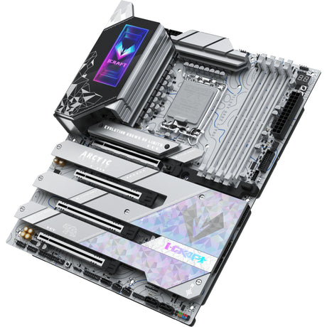 Placa base Maxsun MS-Icraft Z890 Arctic Socket 1851 (blanca, RAID, 2,5 GB-LAN, WLAN, BT, Sonido, ATX)
