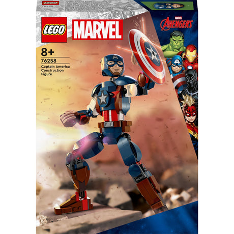 Lego super héroes 76258 figura de construcción capitán américa