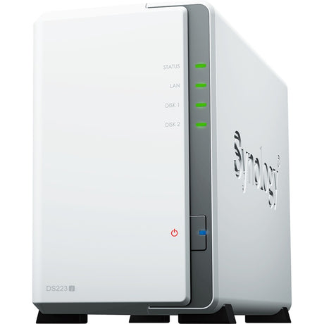 Synology disk station ds223j nas (blanco, 2x USB 3.2 gen 1)