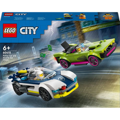 Coche de policía Lego y persecución a alta velocidad - 60415