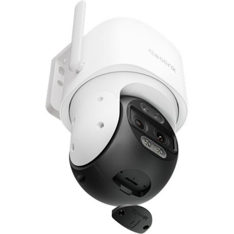 Cámara exterior Reolink 4K de doble lente - WiFi 2.4 5 GHz - seguimiento automático de zoom - giro horizontal - búsqueda de vídeo por IA - trackmix serie W760