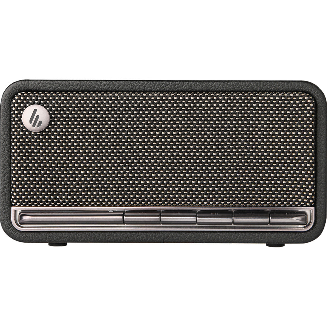 Edifier MP230 altavoz retro Bluetooth (negro, Bluetooth, microSD, AUX, USB-C)