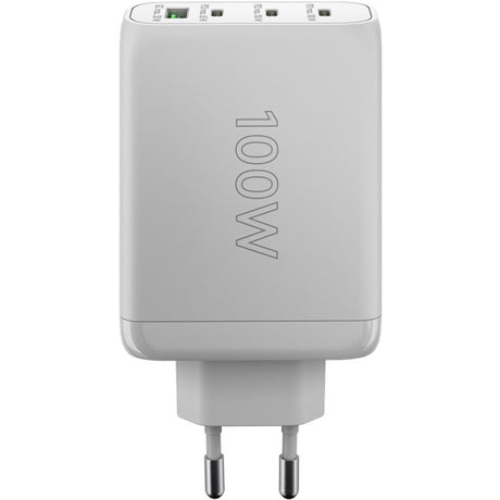 Cargador rápido multipuerto Goobay USB-C PD (100 W) (Blanco)