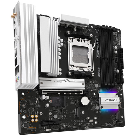 Placa base Asrock A620AM Pro RS WiFi Socket AM5 (RAID, 2,5 GB-LAN, WLAN, BT, Sonido, µATX)