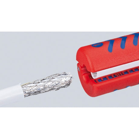 Knipex alicates pelacables cable coaxial 1660100sb herramienta de desmontaje pelado de cables