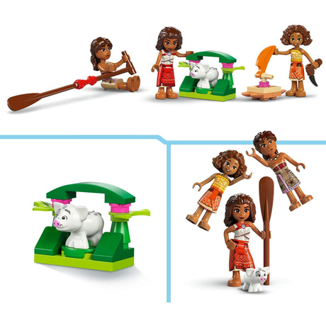 Lego disney princess 43270 canoa de aventuras de vaiana