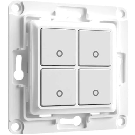 Shelly interruptor de pared 4 botones para hogar inteligente inalámbrico