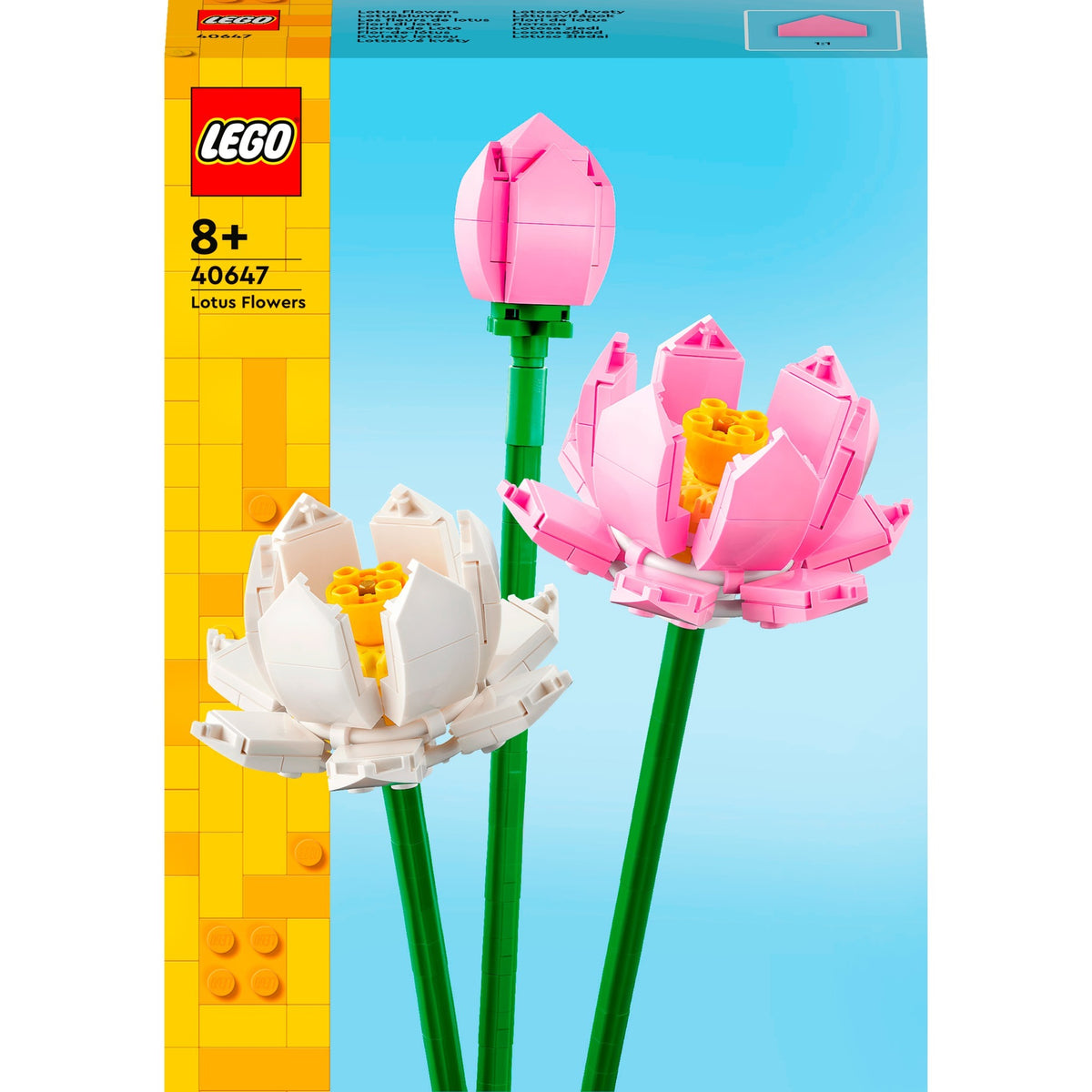 Lego icónicas flores de loto - colección botánica - 40647