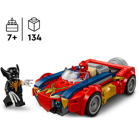 Lego super heroes 76336 marvel spider-man car vs. lobezno envenenado