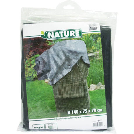 Funda para muebles de jardín Nature para sillas apiladas (gris, 6031601)