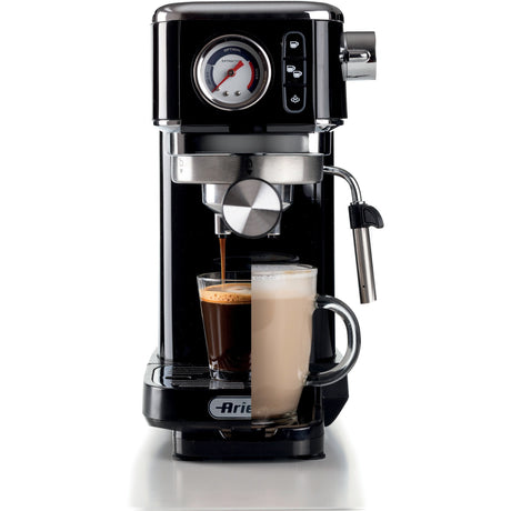 Cafetera espresso Ariete moderna espresso slim 1381 12 (negra)