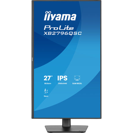 Monitor Iiyama prolite xb2796qsc-b1 27 (negro (mate), 75 Hz, HDMI, USB-C, audio)