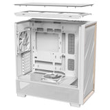 Carcasa de torre midi Antec flux (blanca | 2x USB-A | 1x USB-C | vidrio templado)