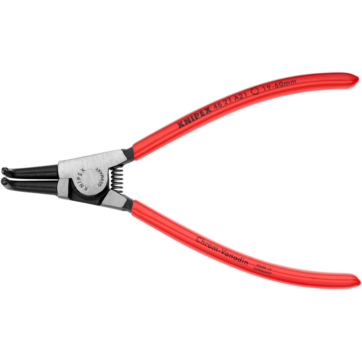 Juego de alicates para arandelas Knipex 001956 (rojo negro, 4 piezas)