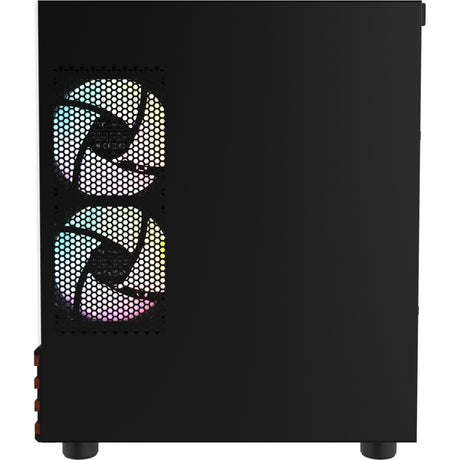 Carcasa mini torre Thermaltake view 170 ws argb (color madera negro | 2x usb-a | rgb | ventana)