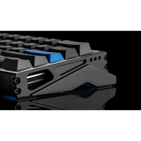 Teclado para juegos con interruptor magnético Iqunix ez60 (negro, diseño estadounidense (qwerty), rastro de estrella gateron, 60%, rgb, teclas pbt de doble disparo)