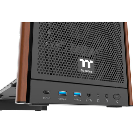 Carcasa Thermaltake S370 WS MIDI Tower (negro | 2x USB-A | 1x USB-C | vidrio templado)
