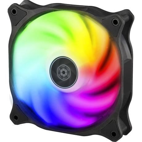 Silverstone air blazer 120r rgb ventilador de caja (negro, 120 x 25 x 120 mm, pwm)