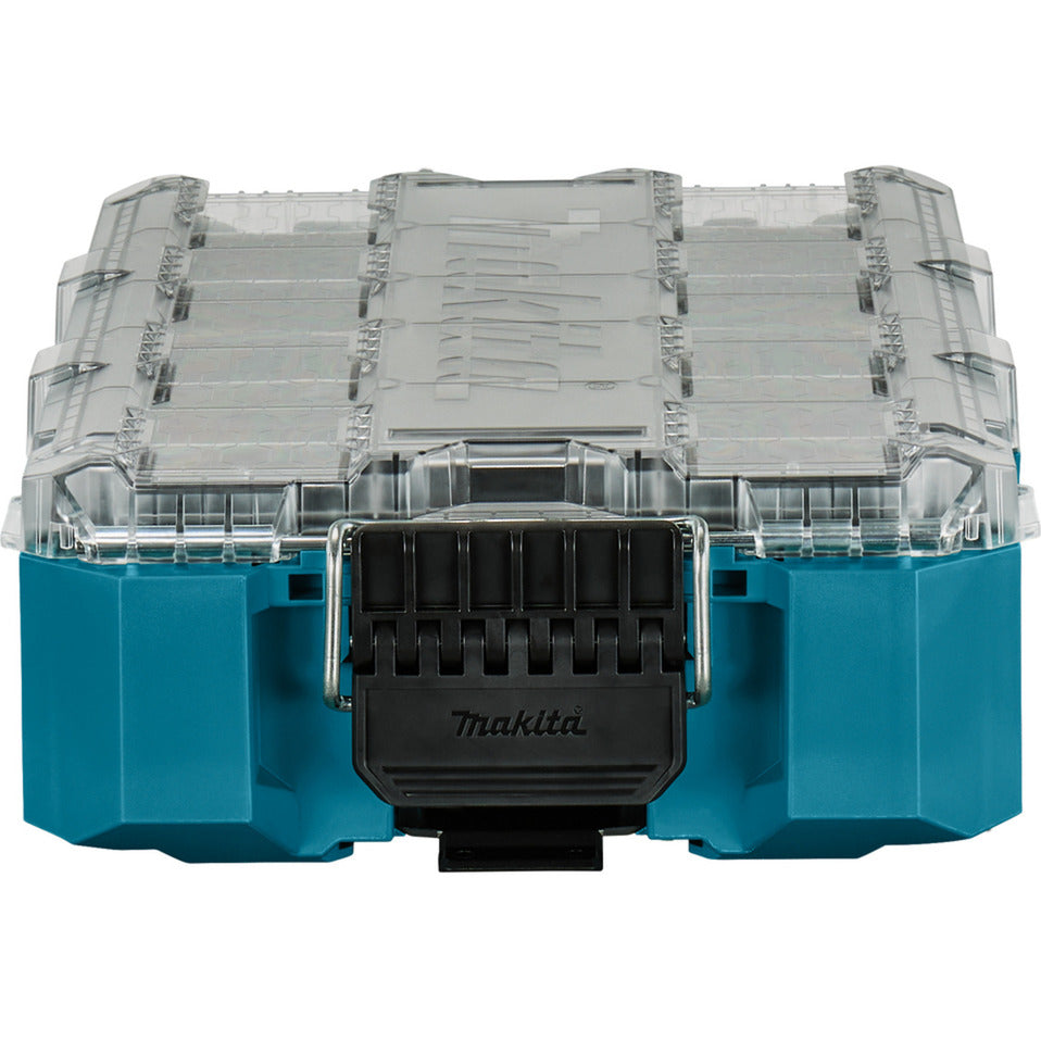 Makita Maktrak Organizer Caja de herramientas mediana P-91045 (Azul Negro)