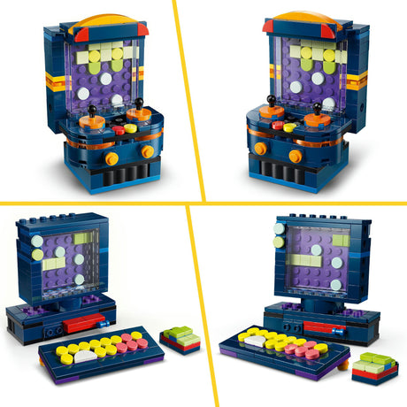 Lego® Creator modelo de juguete de consola de juegos retro 3 en 1: conviértalo en una máquina de escritorio o arcade - 31380