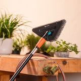 Gardena cleansystem mango cepillo cepillo de lavado suave y flexible (gris, 18812-20)