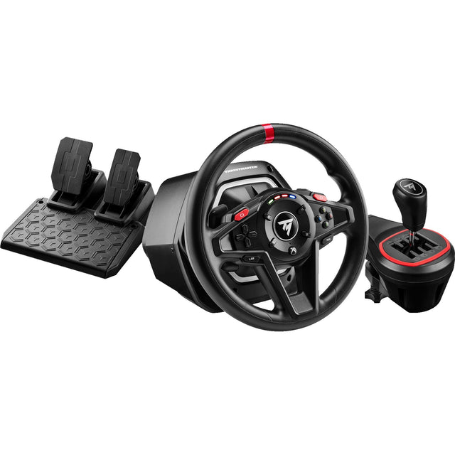 Conjunto de simulador de paquete de cambios Thrustmaster t128 (negro, pc, xbox series x|s, xbox one)