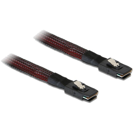Delock mini SAS SFF-8087 > cable mini SAS SFF-8087 (rojo negro, 0,5 metros)