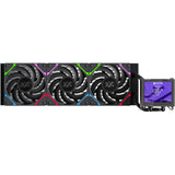 Xyz pc gear hydroview aio 360 refrigeración por agua (negro, argb, pwm)