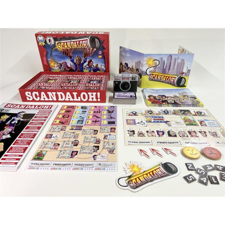Escándalo de la red de jugadores europeos ¡oh! juego de mesa (inglés, 1 - 6 jugadores, 15 minutos, a partir de 12 años)