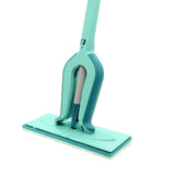 Limpiaparabrisas Leifheit picobello s micro duo con mango - ancho de limpieza 27 cm - turquesa - gris