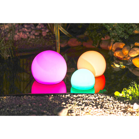 Lámpara LED Ubbink flotante solar multibrillante 30 LED