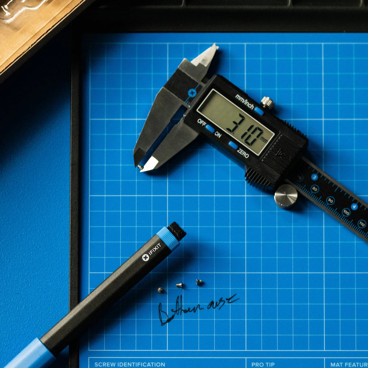 Dispositivo de medición de calibre digital Ifixit (negro)